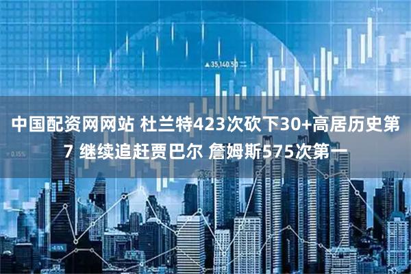 中国配资网网站 杜兰特423次砍下30+高居历史第7 继续追赶贾巴尔 詹姆斯575次第一